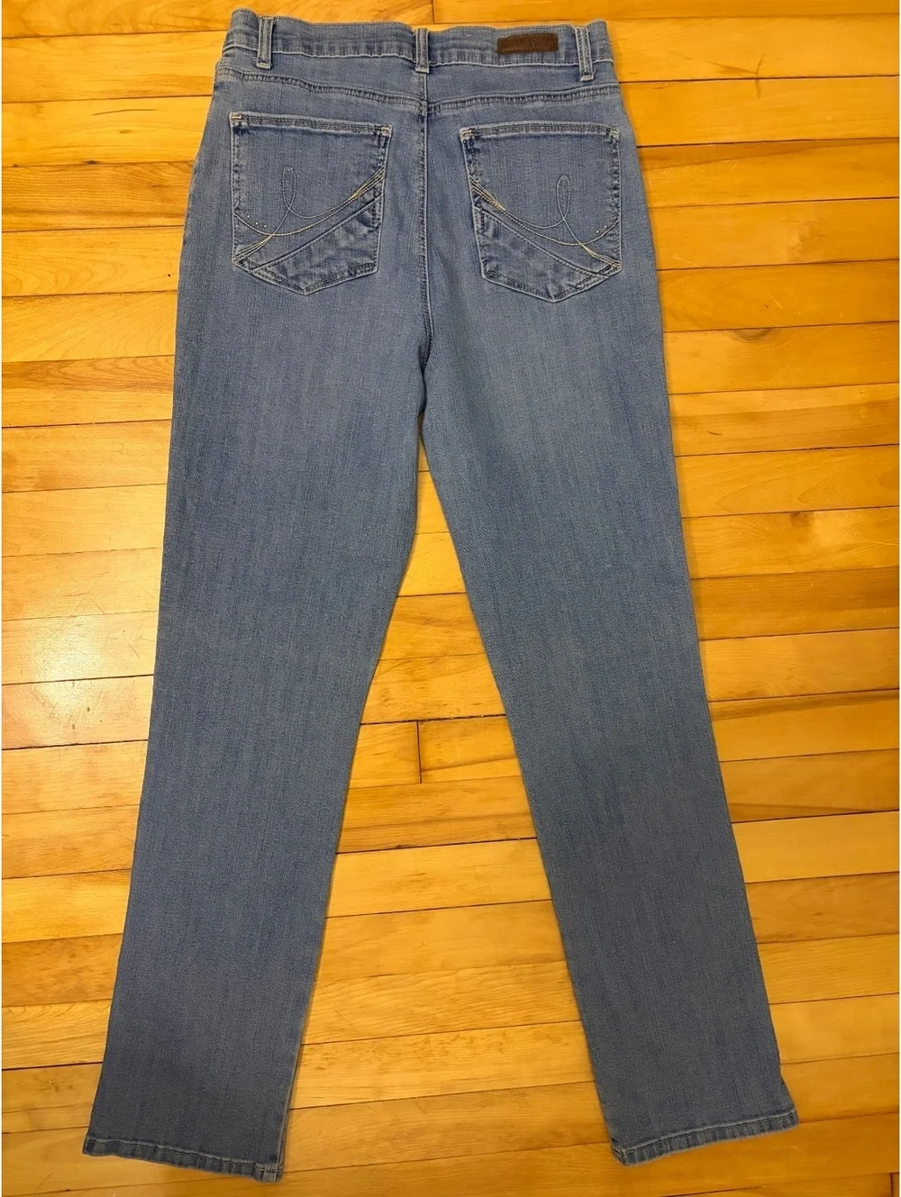 Lee Classic Fit Women's Medium Blue Denim Jeans Size 8